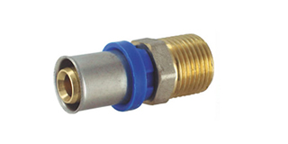 Conectores Rápidos de Compressão macho reto niquelado
