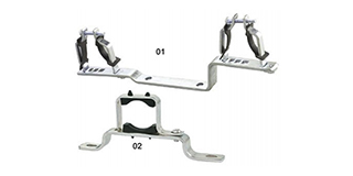 Coletor de Distribuição de Latão com suporte em ferro