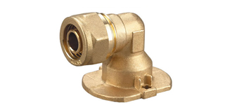 Conectores Rápidos de Compressão cotovelo de 90 graus para tubo PEX