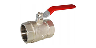 Válvula Esférica Fêmea/Fêmea, com Cabo de Aço Niquelado